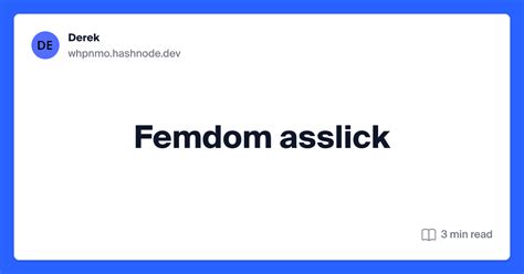 Asslick Femdom Porno Videos 